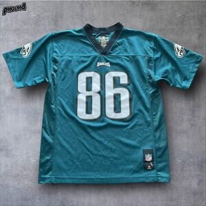 Philadelphia Eagles Jersey Youth Large NFL Football Zach Ertz 86 Team Apparel